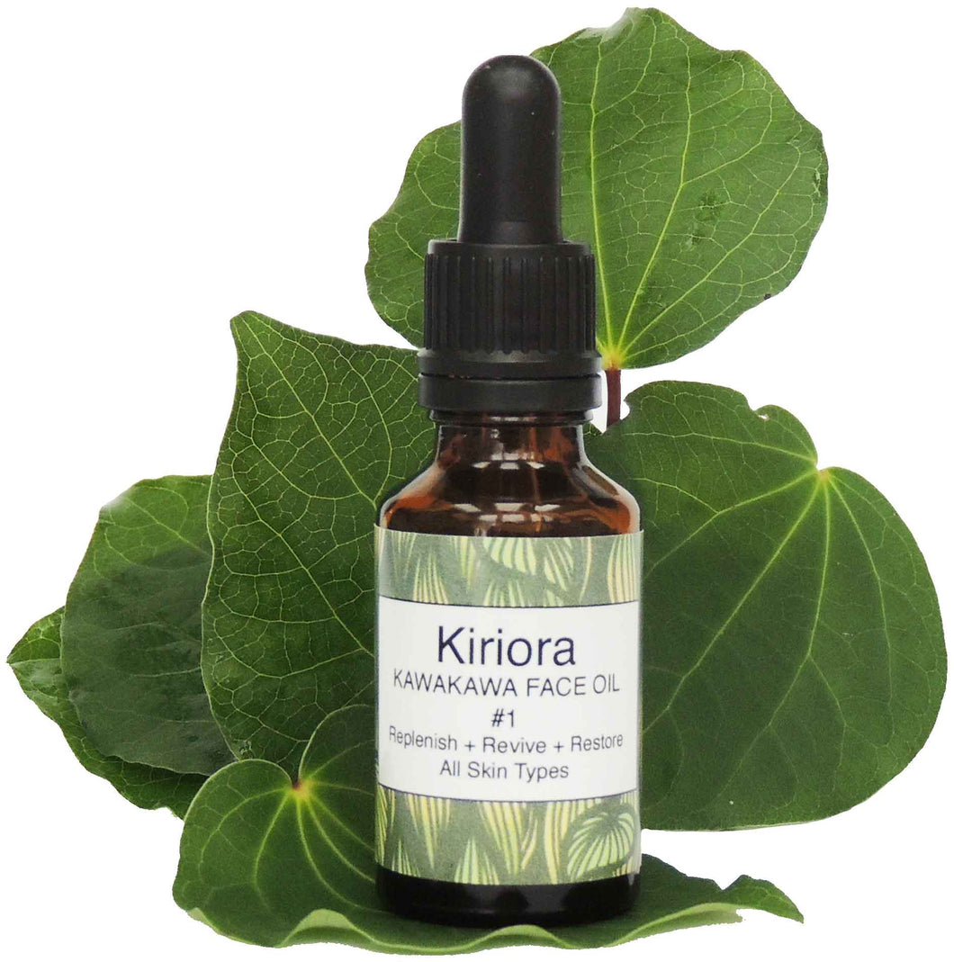 Kiriora Kawakawa Face Treatment Oil #1 - For All Skin Types